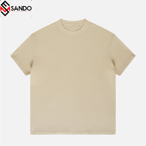 เสื้อยืดโอเวอร์ไซส์สำหรับผู้ชายพิมพ์ลายคอกลมผ้าคอตตอนใยไผ่ผ้าแห้งเร็วและทนทาน - Product Image 2