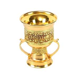 Pièce maîtresse de table plaquée or de dernière génération unique Brûleur d'encens et porte-encens pour la maison Fournitures au meilleur prix - Product Image 4