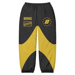 ชุดวอร์มแขนเสื้อสำหรับผู้ชายวัสดุไนล่อนกันลมสีเหลือง - Product Image 3