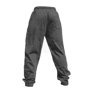Pantalon de jogging décontracté style streetwear en tissu doux et confortable, fabriqué au Pakistan, idéal pour le quotidien - Product Image 2
