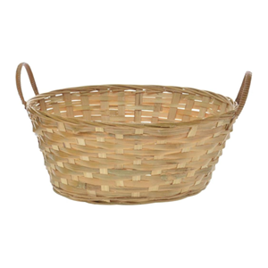Wholesale Handicraft Fruit <b>Round</b> Woven Bamboo <b>Storage</b> <b>Baskets</b> Holding <b>Basket</b> High Quality From Vietnam - Product Image 2