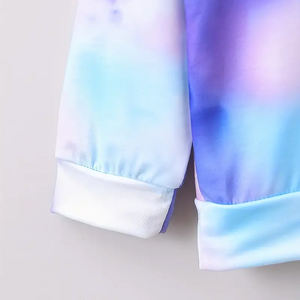 Customized Girls Tracksuit Kids Sweat Suit Custom Made Kids Jogging Suit/ Hoodies <b>Children</b> Tracksuit - Product Image 4