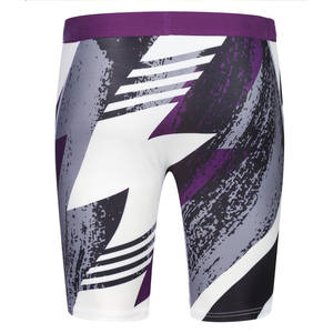 Pantalones cortos de compresión para hombre de último diseño Ecológico Patrón sólido Ropa para correr Servicio OEM disponible - Product Image 2