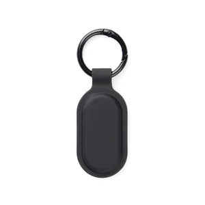 Portachiavi in Silicone e Moschettoni in Acciaio Inox Sostenibili Baltimore RCS, Gadget Ecologici con Stampa Digitale - Product Image 1