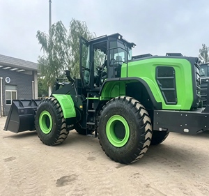 Chargeuse sur pneus verte, moteur diesel, chargeuse frontale, équipement de construction lourd, moteur 280 kW, capacité de la benne 4 m³ - Product Image 4
