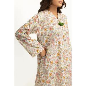 ชุดเซ็ต IUSTTS-2110 ลำลองสำหรับฤดูใบไม้ผลิ/ฤดูร้อน ชุดเครป 2 ชิ้น ไซส์ XS ลายพิมพ์ดอกไม้ - Product Image 3