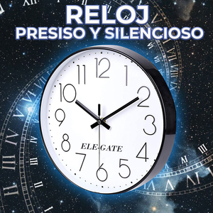 Orologio da Parete Analogico al Quarzo Silenzioso, Stile Minimalista con Motivo Vegetale, in Resina Plastica, Personalizzabile per Decorazione Casa - Product Image 4