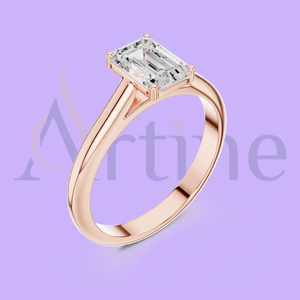 Anillo de monograma de 14K para regalo personalizado - Product Image 1