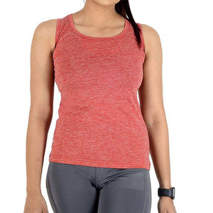Best Sale High Quality <b>Women's</b> <b>Knitted</b> <b>Tank</b> <b>Top</b> Breathable Slim Fit Fitness Wear Quick Dry Solid Pattern Polyester/Cotton Low - Product Image 1