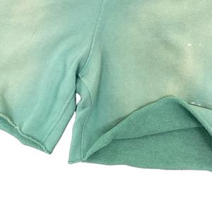 Buker Custom Logo Mesh Shorts High Street Style 100% Cotton Knee Men's 5 Inch Inseam Double <b>Layer</b> Breathable Polyester Pockets - Product Image 3