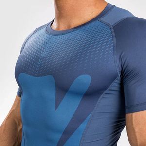Popular <b>Men</b> Short Sleeve Rash Guard Custom Printed Breathable Sportswear OEM Quick Dry Rash Guard Latest With Jiu Jitsu <b>Kimono</b> - Product Image 6