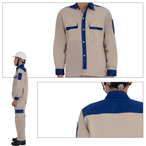 Conjunto de ropa de trabajo personalizable: uniformes transpirables e impermeables para la industria de la soldadura, uniforme DHL de talla grande - Product Image 3