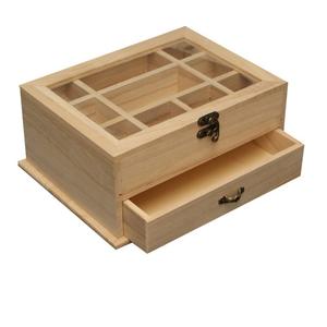 Nueva caja de almacenamiento decorativa de madera con acabado de nogal, accesorios para el hogar, almacenamiento múltiple que contiene caja de brazalete, almacenamiento de electrodomésticos - Product Image 6