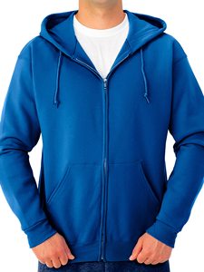 Wholesale Fashion Casual Luxury Cotton and Polyester Hooded Solid Color Embroidered Design for <b>Men's</b> Zipper <b>Hoodie</b> - Product Image 4