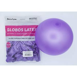 Party Love Latex <b>Balloons</b> 30cm <b>Purple</b> Metallic R12 Decorative Party Supplies - Product Image 1