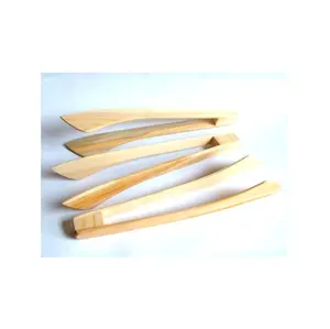 Look classique pince en bois Toast pince à pain artisanat bois pinces alimentaires pince en bois pour accessoires de cuisine poterie à la main