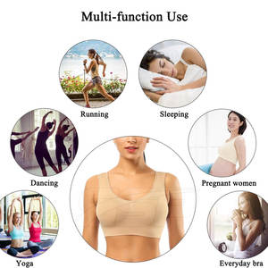 Soutien-gorge de sport pour femmes fait sur mesure grande taille vêtements d'entraînement simples à l'avant soutien élevé respirant meilleur prix nouveauté - Product Image 6