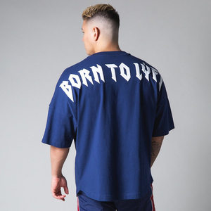 Manufacturer's Premium Quality Sublimation Knitted Cotton Short Sleeve Eco-Friendly Breathable Streetwear T-Shirt for <b>Men</b> Custom - Product Image 3