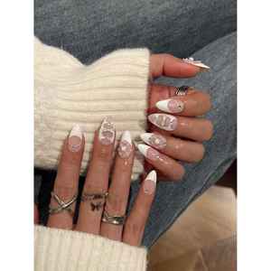 Bridal Muse Autocollants pour ongles à presser, motifs élégants pour mariées et demoiselles d'honneur - Product Image 4