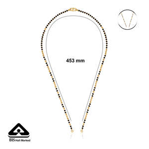 Cadena Mangalsutra Tradicional de Oro para Mujer - Joyería Cultural Coleccionable - Product Image 5