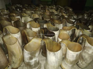 แก้วกาแฟฮอร์นทำด้วยมือธรรมชาติสำหรับงานแต่งงานและงานปาร์ตี้แก้วมักไวกิ้งรุ่นล่าสุดสำหรับงานเฉลิมฉลองวันเกิด - Product Image 5