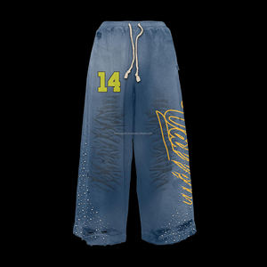 Survêtement unisexe à capuche en coton de haute qualité, imprimé et personnalisé, à manches régulières, avec logo brodé - Product Image 3