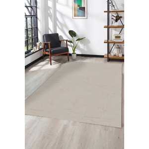 Tapis d'intérieur Netline 100% acrylique AK007, crème, moderne, non-muant, facile à nettoyer, durable, 80x150cm, kg, pour chambre à coucher, bureau, enfants - Product Image 1