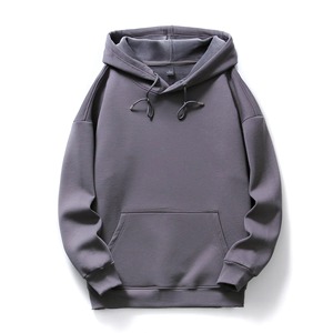 Sweat à capuche surdimensionné en coton épais avec logo personnalisé pour hommes, fabricant de vêtements, design premium personnalisé, sweats à capuche unis - Product Image 4