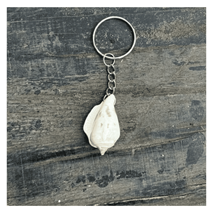 Porte-clés en coquillage, matériau artisanal en coquillage poli, conçu pour une utilisation en porte-clés et comme souvenir de boutique, Vietnam - Product Image 5