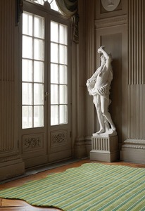 Tapis moderne en laine de pétoncles vert citron touffeté à la main à poils moyens anti-dérapant ensembles de tapis écologiques respectueux des animaux de compagnie pour le salon - Product Image 4