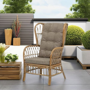 Mesa de Centro Kimberly de Ratán, Moderna, Hecha a Mano, Elegante, Cómoda, Mueble para Sala de Estar, Estilosa y Duradera - Product Image 3