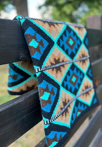 Couverture de selle Western Show Horse Design néo-zélandais Couverture de selle en laine faite à la main Top Tapis de selle en laine Taille - Product Image 5