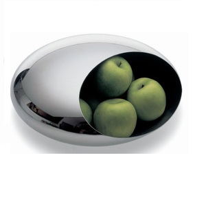 Eco Friendly Unique Style Aluminium Metal Salad Serving Bowl Fruit Serving Bowl Event Party Catering Decor Usage Metal Bowl - Product Image 1