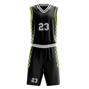 Uniformes de baloncesto con logotipo personalizado para escuelas y clubes Conjunto de camiseta y pantalones cortos de baloncesto transpirable ligero - Product Image 6