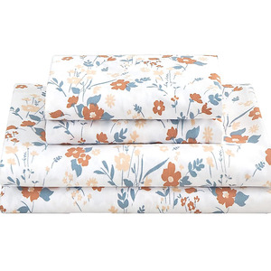 Vente en gros de drap de lit 4 pièces en tissu 100% coton blanc simple pour hôpital médical hôtel - Product Image 4