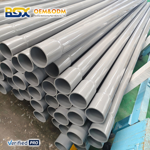 Tubería de <span class=keywords><strong>PVC</strong></span> de 90, 110 y 160 mm, 4, 6 y 8 Pulgadas, ASTM D1785 SCH 80, PN16, Alta Presión, para Uso Industrial y Químico, Resistente a la Corrosión, <span class=keywords><strong>PVC</strong></span> Rígido - Product Image 5