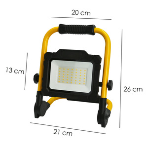Faretto LED Piatto da 30 Watt Luce Bianca 4000o. Lampada IP65 da 3300 Lumen con Maniglia per il Trasporto - Product Image 2