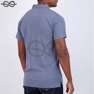Premium Stylish <b>Men's</b> Short Sleeve for Polo <b>T</b>-<b>Shirt</b> Brand <b>Cool</b> Silk Cotton Custom Embroidered Logo Solid Customizable Blank for - Product Image 3