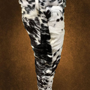 Pantalones de Cuero de Vaca Genuino para Hombre, a la Moda 2025, Resistentes al Viento, Transpirables, Ecológicos, con Cintura Elástica, de Secado Rápido y Corte Acampanado - Product Image 3