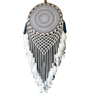 Macramé Tenture murale Attrape-rêves personnalisé pour Tenture murale Décoration intérieure - Product Image 1