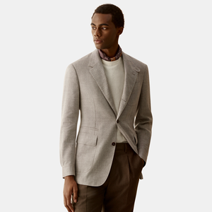 <span class=keywords><strong>Blazer</strong></span> da <span class=keywords><strong>Uomo</strong></span> <span class=keywords><strong>di</strong></span> Design Premium, Mezza Tela, Misto <span class=keywords><strong>Lino</strong></span> e Lana, Vestibilità Slim, Monopetto, Revers a Notch, per Ufficio e Uso Quotidiano - Product Image 1