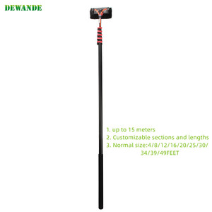 Dewande – brosse <span class=keywords><strong>de</strong></span> nettoyage <span class=keywords><strong>de</strong></span> <span class=keywords><strong>toit</strong></span> <span class=keywords><strong>de</strong></span> véranda, poteau télescopique <span class=keywords><strong>de</strong></span> nettoyage <span class=keywords><strong>de</strong></span> vitres alimenté en eau <span class=keywords><strong>de</strong></span> 30 pieds, offre spéciale - Product Image 2