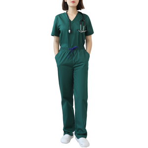 2024 Terzo deportes nueva venta caliente moda mujer Jogger enfermera Scrubs uniformes personalizados con tela de lona - Product Image 5