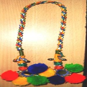 14ซม. ห้าชั้นกระเป๋าโพลีเอสเตอร์สีสันสดใสพู่ห้อยผ้าฝ้ายตกแต่งสวยงามแบบ DIY พู่ห้อยสำหรับกระเป๋า - Product Image 5