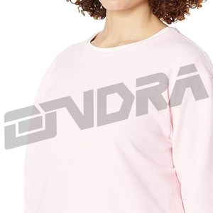 Sweat-shirt rose clair pour femme, tissu doux et respirant, coupe décontractée, style streetwear, port quotidien, confortable, tendance, toutes saisons, picknow - Product Image 4