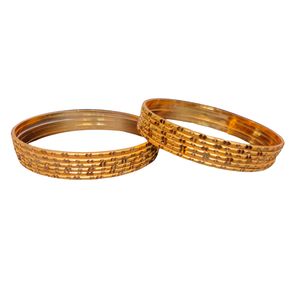 Nuevos brazaletes de moda con 22CT chapado en oro redondo en forma de moda diseñado brazaletes hechos a mano a la venta por exportadores - Product Image 1