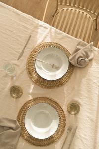 Napperons en jonc de mer naturel tissé produits écologiques fabriqués au Vietnam napperon décoration de table en gros - Product Image 4