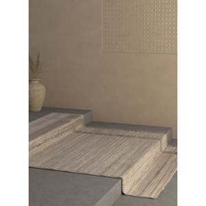 <b>Jean</b> Grey & Black Striped Wool Rugs Classic 10mm Jacquard Technique for Home Hallway or Bedroom-Hwl-149 - Product Image 5