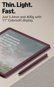 Nuevo Amaz0n Kindle Scribe Colorsoft de 64 GB (modelo más reciente) Pantalla a color tipo papel de 11 pulgadas con luz frontal Delgada, ligera y potente - Product Image 3