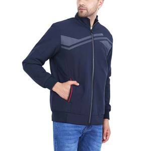 Chaqueta Bomber Personalizada con Cierre de Cremallera y Cuello Alto para Hombre, Estilo Casual Urbano de Otoño con Logotipo Frontal - Product Image 4